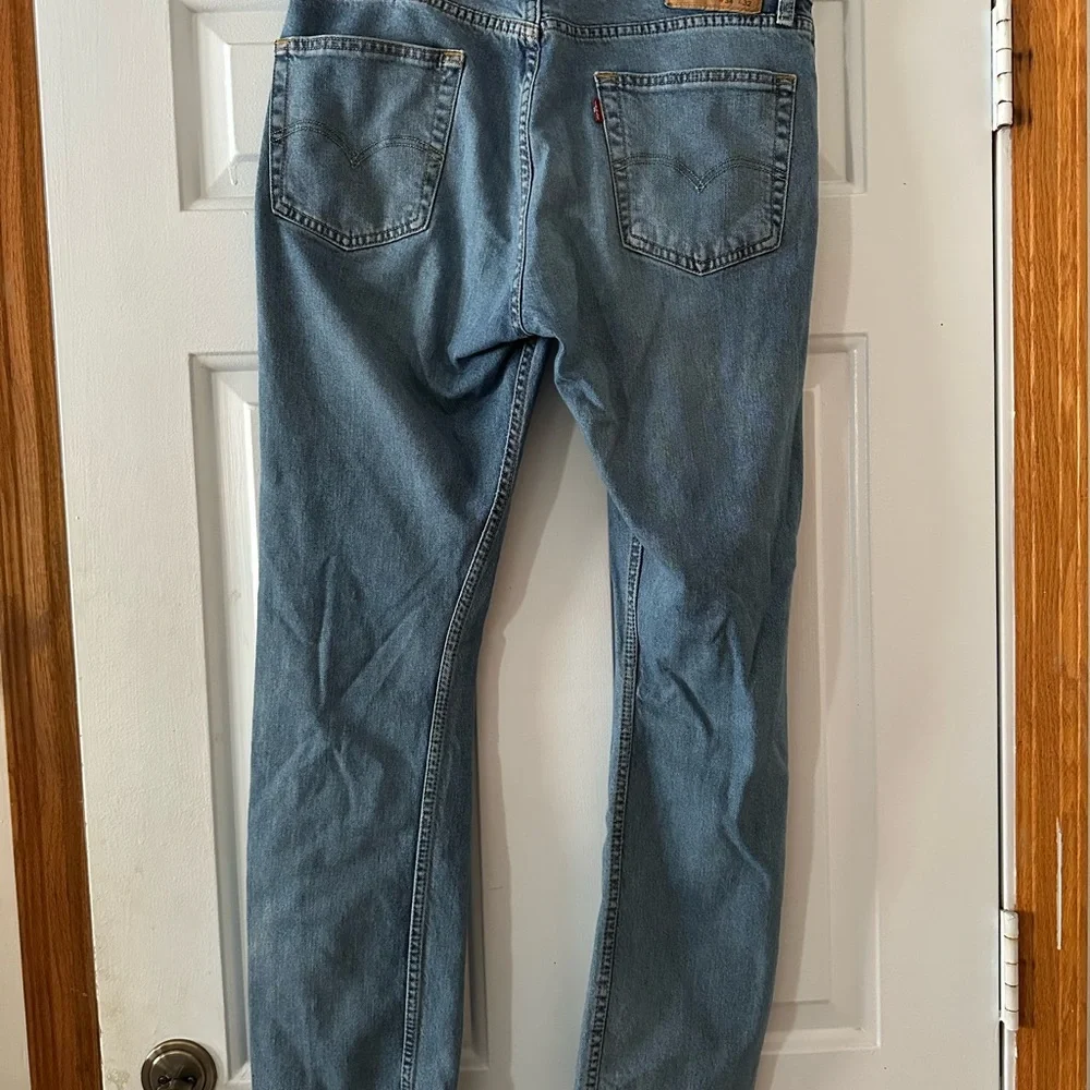 Mens Levi's 513 Slim‎ Straight Jeans 34x32